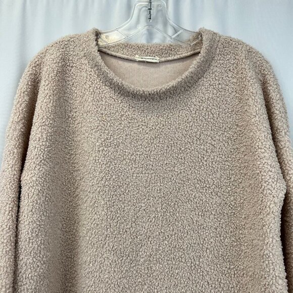 Viamor Womens Blush Long Sleeve Round Neck Pullover Sweater Size Medium - Picture 3 of 9